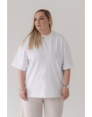 Marškinėliai BASIC UNISEX. WHITE
